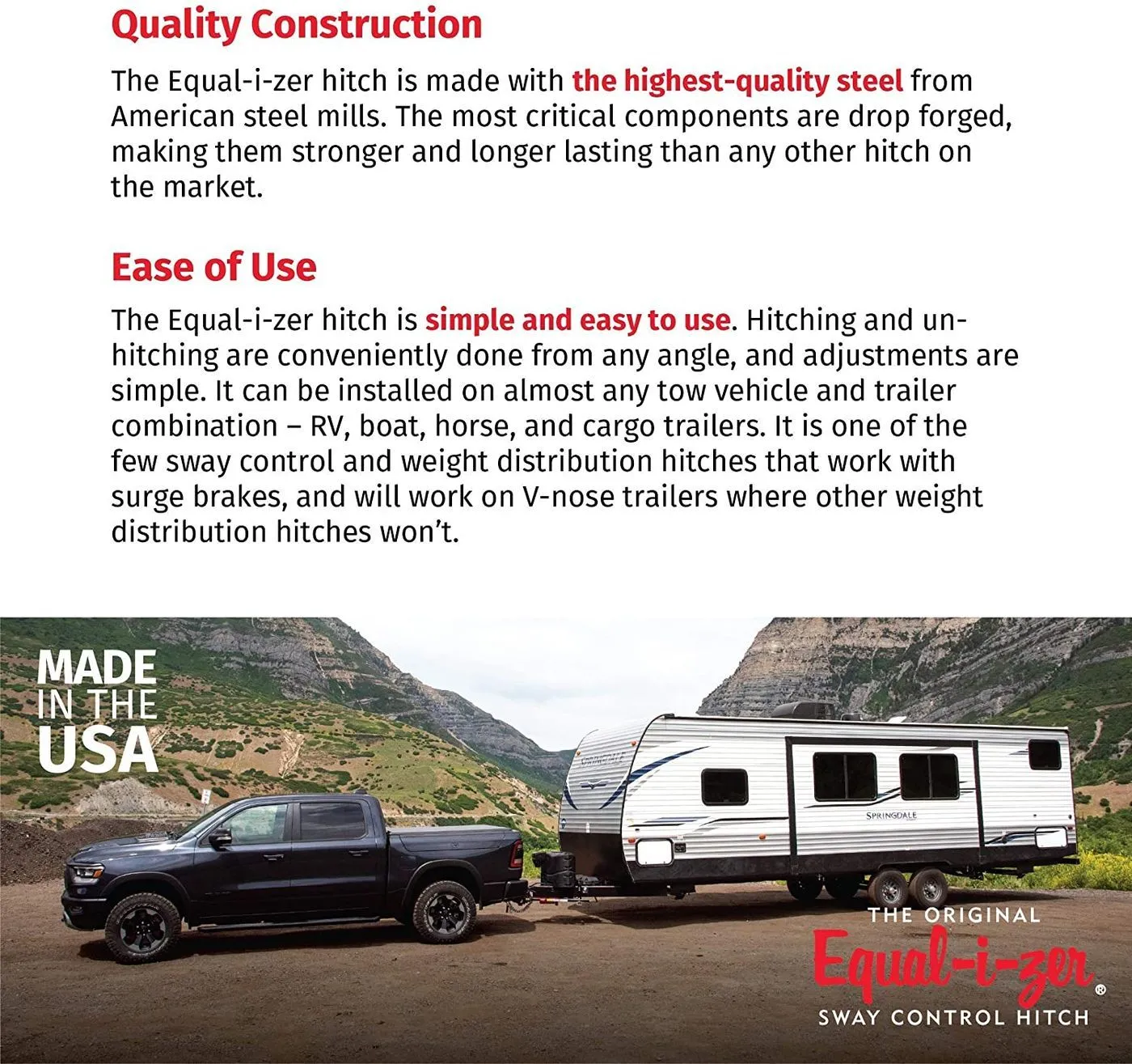 EQUALIZER WD Hitch 1400LBS